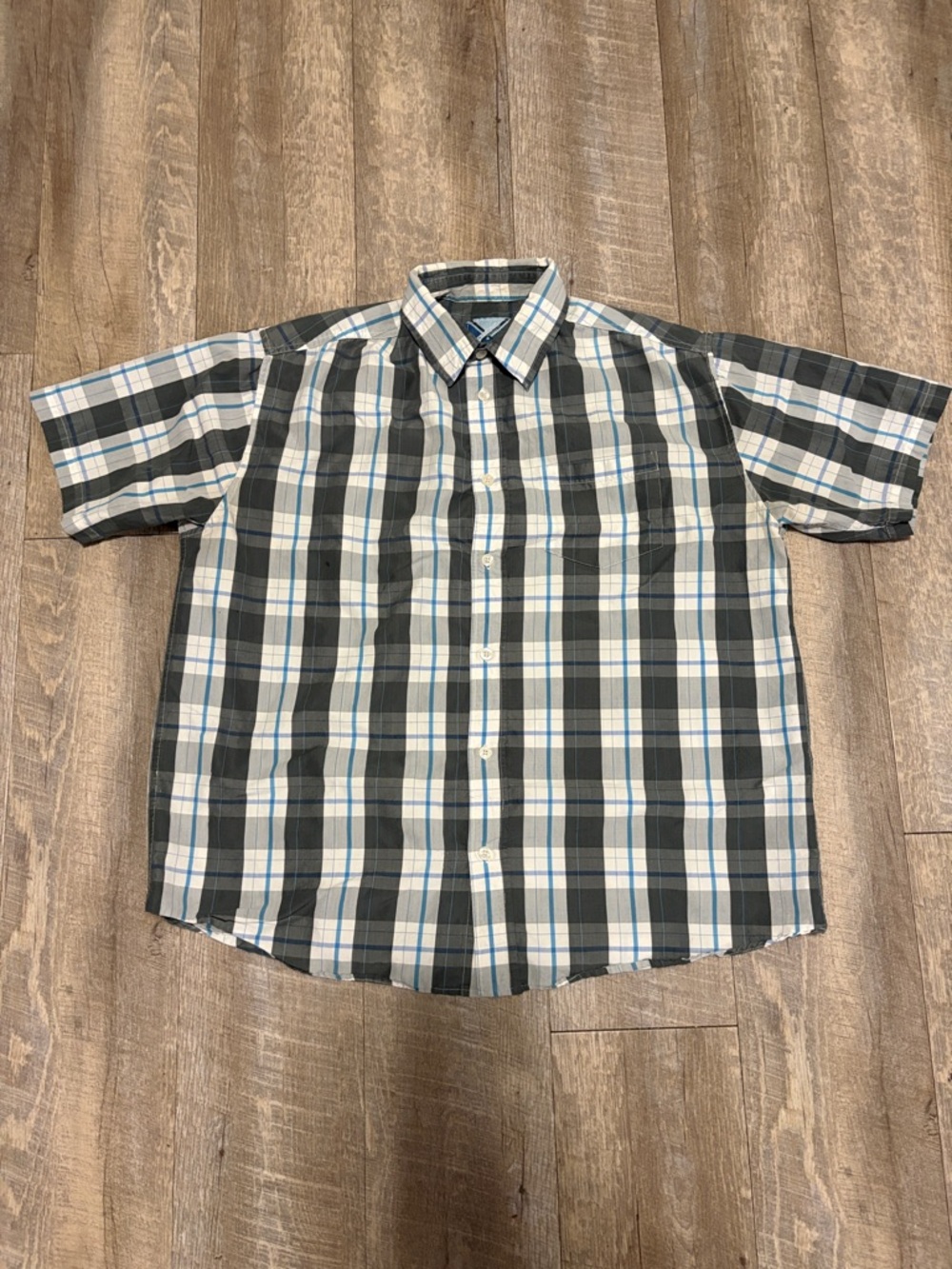 Vintage Ripzone Short-Sleeve Button-Down Shirt